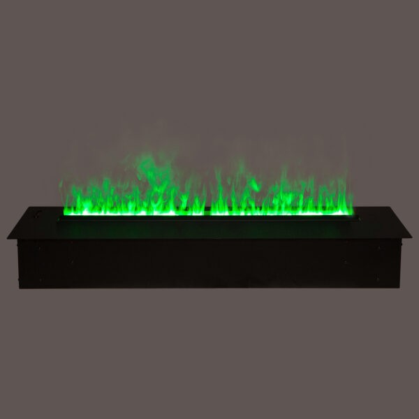 3D-электроочаг Cassette 1000 3D LED светодиодные лампы с зелёной подсветкой